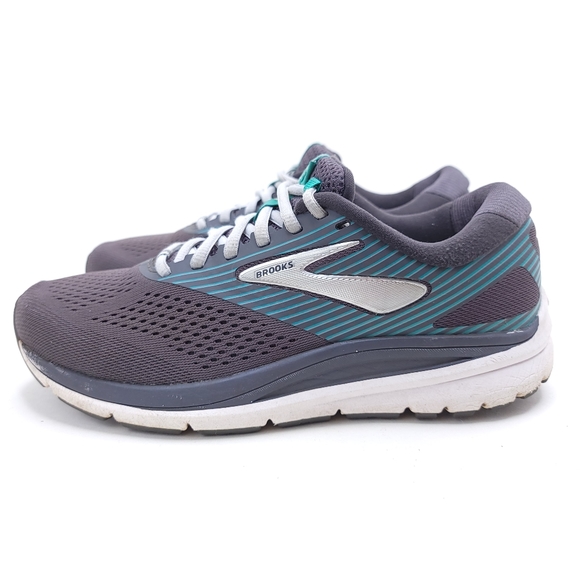 Brooks Women's Addiction 14 Gray Green White Walking Shoes Size 8 1203061b061 - Picture 8 of 9